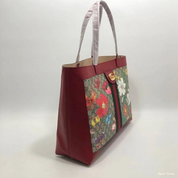 Hyper Peter Monogram Web Flora Tote Ophidia Supreme GUCCI Large GG 0717